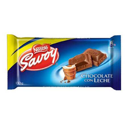 CHOCOLATE CON LECHE SAVOY 130g