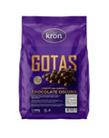 COBERTURA GOTAS CHOCOLATE OSCURO KRÖN 500G.