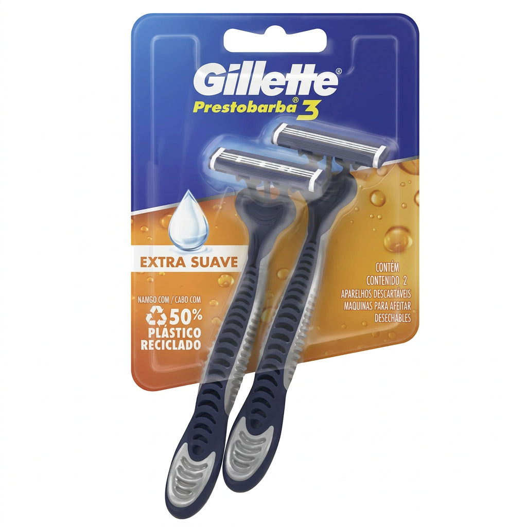 GILLETTE PRESTOBARBA 2 UNIDADES