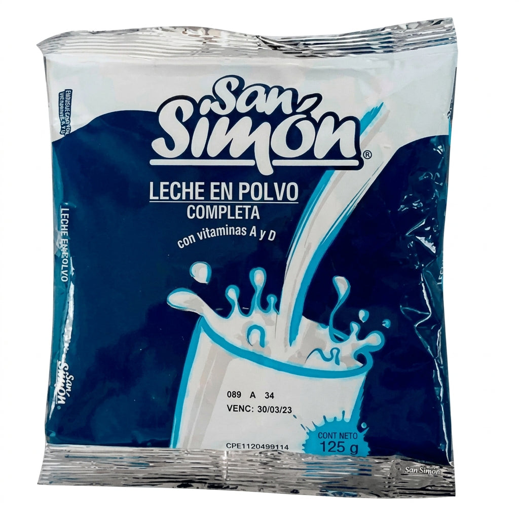 LECHE EN POLVO COMPLETA SAN SIMON 125g