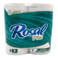 PAPEL HIGIENICO ROSAL VERDE 4 ROLLOS