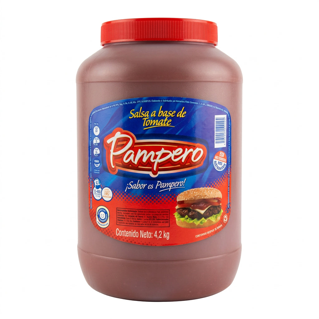 SALSA A BASE DE TOMATE PAMPERO 4.2 kg
