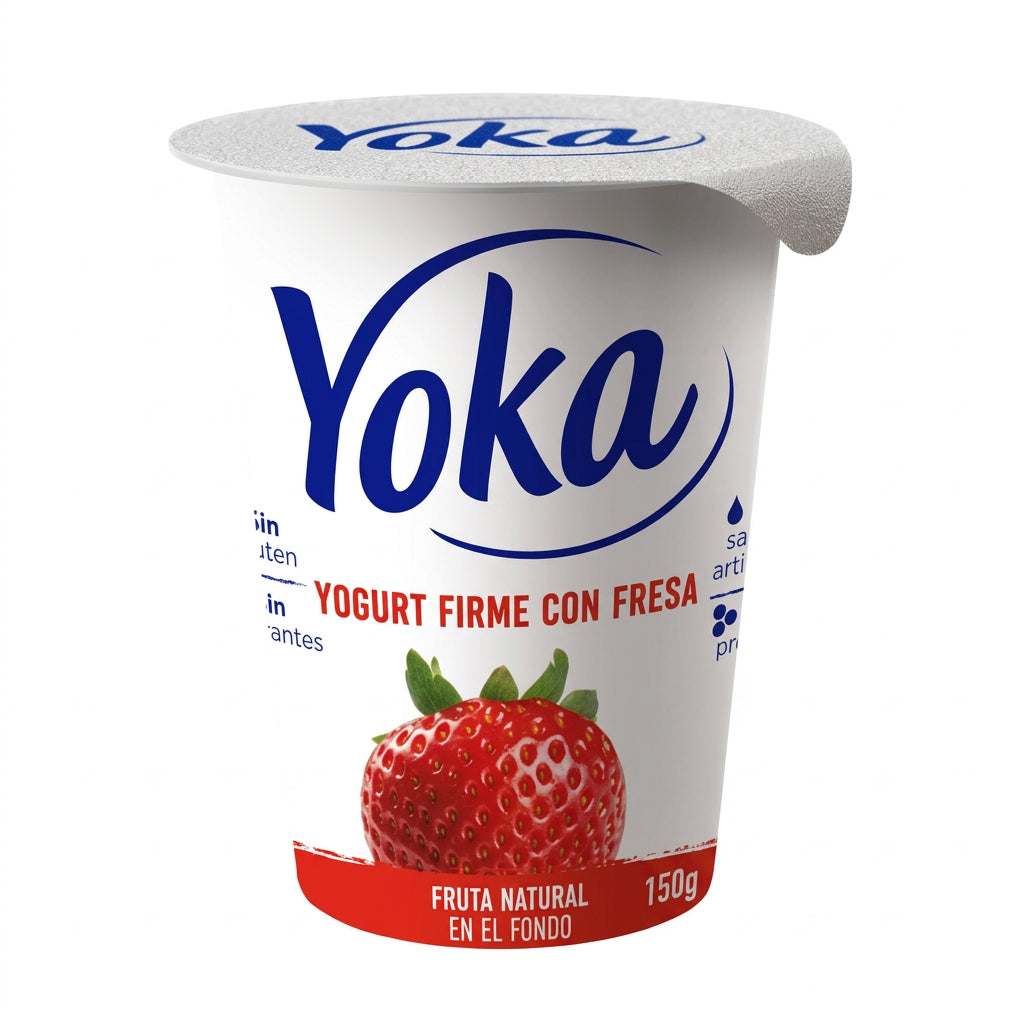 YOGURT FIRME CON FRESA YOKA 150 g