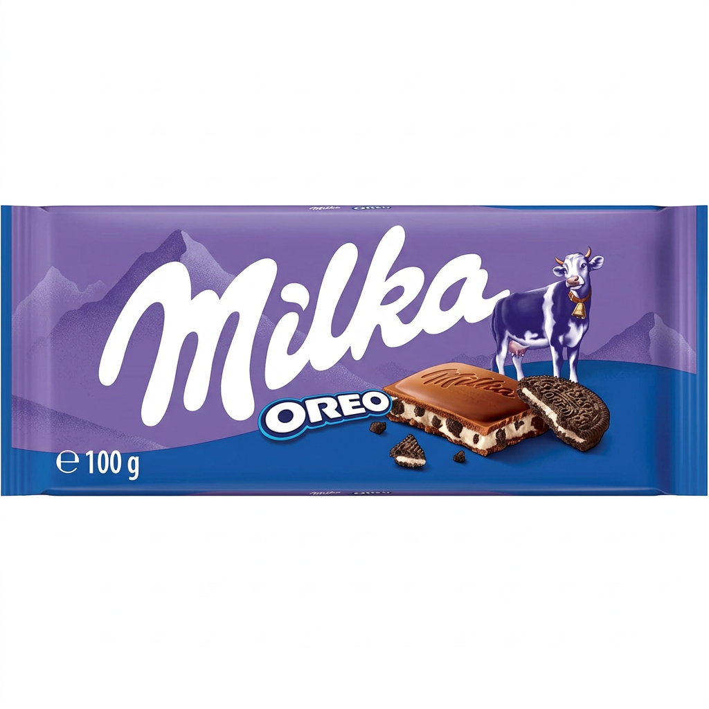 Milka Oreo fondo blanco